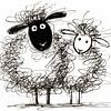Sheep Doodles van Jacky