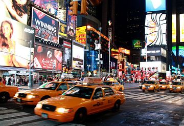 Times square at night van Anika Adams