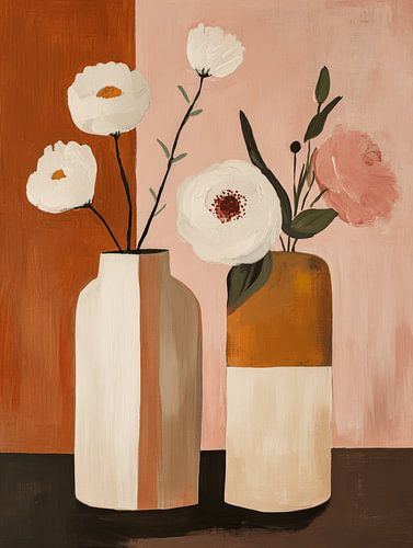 Nature morte dans les tons de terre