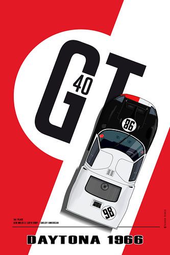 Ford GT40 Miles-Ruby Daytona 1966