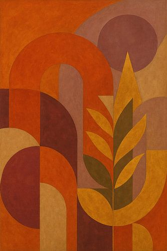 Abstract Retro Geometry