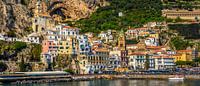 Buntes Amalfi, Italien von Teun Ruijters Miniaturansicht