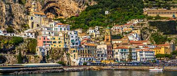 Buntes Amalfi, Italien
