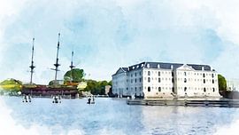Amsterdam, Musée Maritien, Hollande-Septentrionale. sur Danny de Klerk