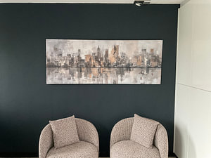 Abstract skyline NYC