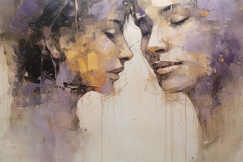 Painting Vibrant Refuge | Love by Eye catching paintings