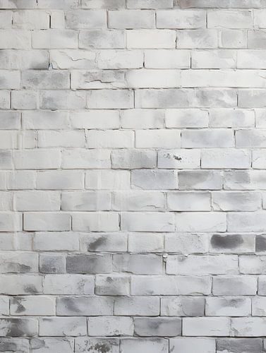 White brick wall with fine texture