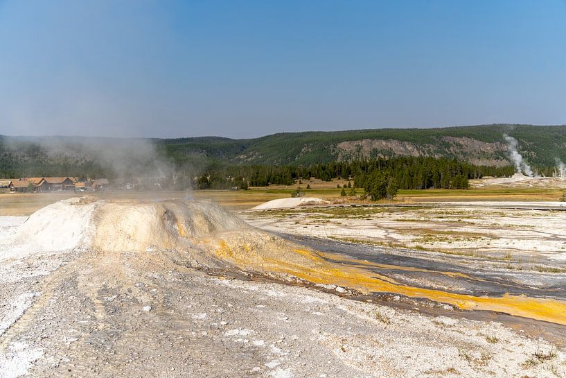 Geysire im Yellowstone-Nationalpark, USA von Jeroen van Deel