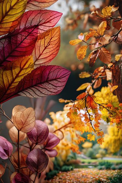 collage de couleurs d'automne par Egon Zitter