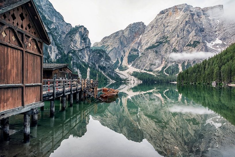 Lago di Braies van Manjik Pictures