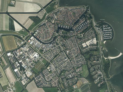 Luchtfoto van Medemblik