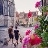 Wandelen in Autun (2:3) van Lolke Bergsma