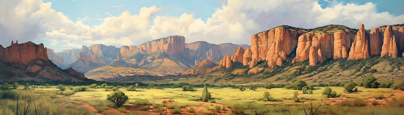Espagne Réserve naturelle par Peinture Abstraite