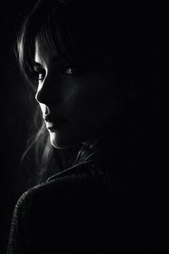 Porträt „Schattenhafte Eleganz“