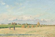 Landschap, Ile-de-France, Camille Pissarro van Meesterlijcke Meesters thumbnail