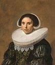 Portret van een vrouw, Frans Hals von Meesterlijcke Meesters Miniaturansicht