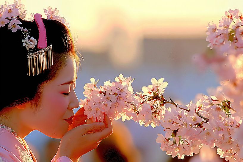 Picturesque Japan with Geisha by Egon Zitter
