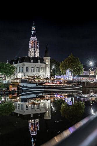 Breda Centre Port am Abend