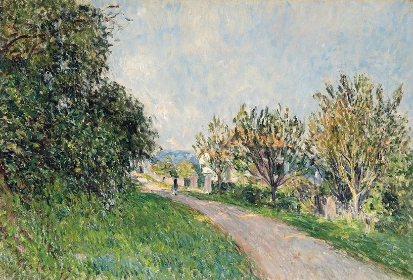 Alfred Sisley,Pad in de buurt van Sevres van finemasterpiece