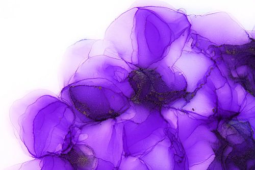 Paarse fantasie-bloem