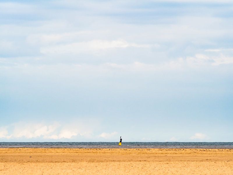 Minimally Enjoying The Buoy On The Horizon by Mr White Takes Pictures