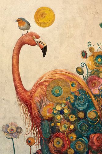 Flamingo's Verborgen Tuin