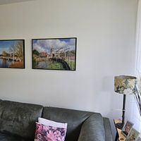 Klantfoto: Leiden op zijn mooist! van Dirk van Egmond, op aluminium