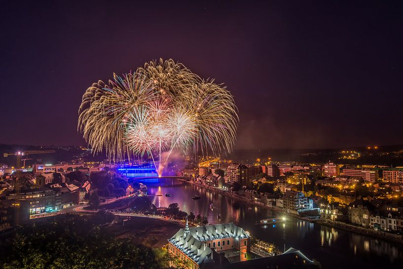 Feuerwerk Namur von Bert Beckers