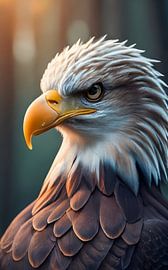 Eagle focus face by Ayyen Khusna