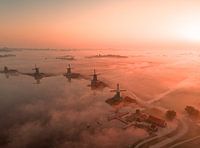 Zaanse Schans in the morning mist