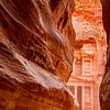 Look-through to Hidden Treasury in Petra by Nancy Pauwels Photo