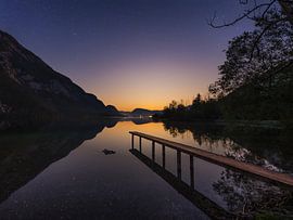 Dernière lumière au lac Bohinje sur Denis Feiner