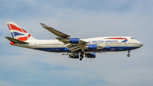 Avion de ligne Boeing 747-400 de British Airways. sur Jaap van den Berg