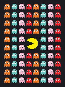 Retro Game Pac-Man Patroon van MDRN HOME