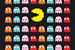 Retro-Spiel Pac-Man Muster von MDRN HOME
