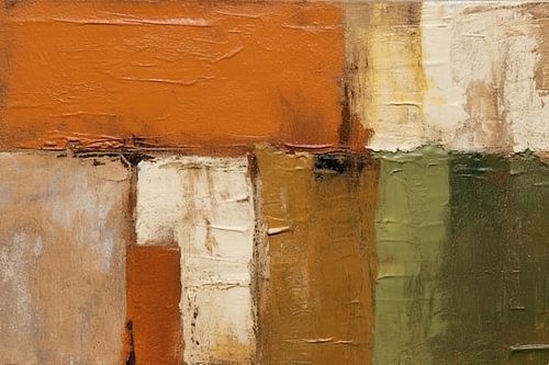 Zonneschijn in de woestijn | Abstracte Kunst