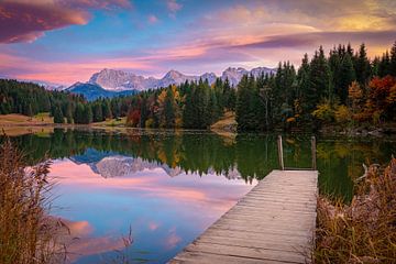 Autumn evening at the Geroldsee