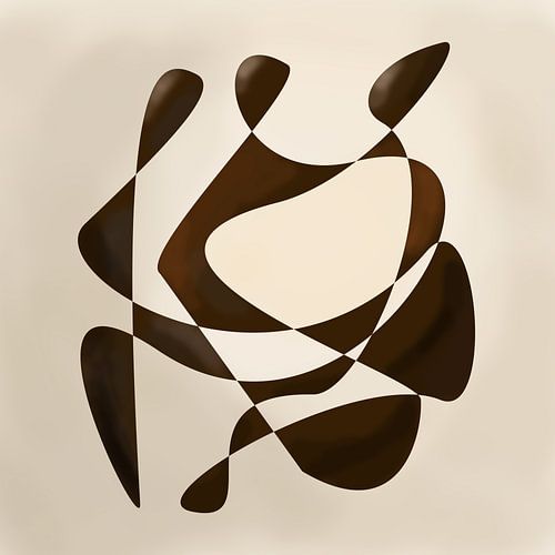 Tussen ons - Linnen van Structuur van Koper