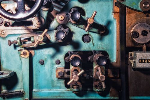 Machine in een drukkerij