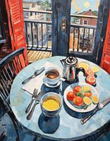 Stilleben mit Farbkontrast