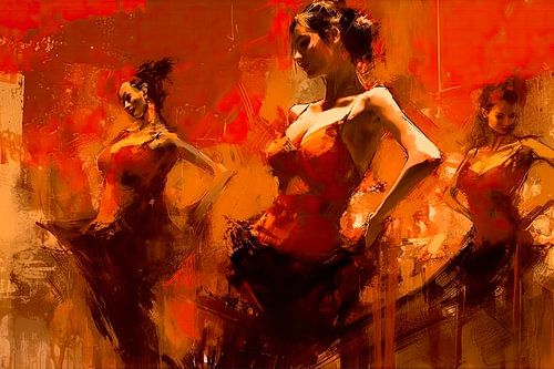 The Dance. Fiery Passion in Motion