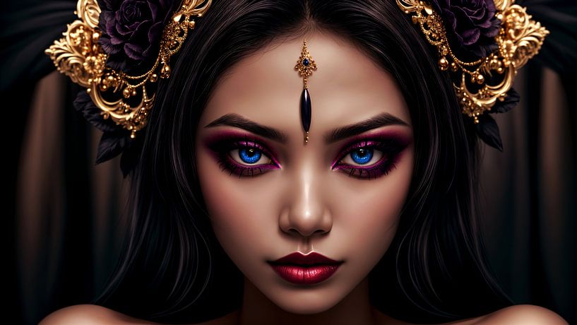 Purple roses by Hilde Remerie Photography and digital art