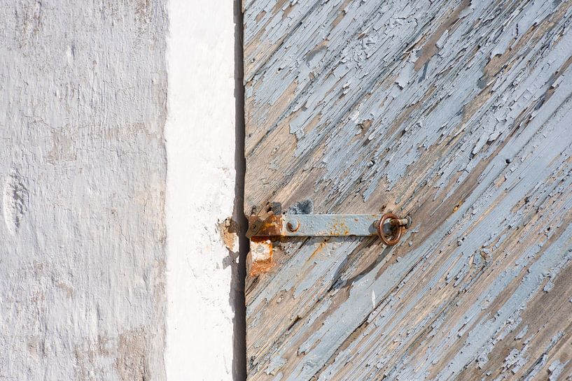 Vieille porte, 50 nuances de gris par Caroline Drijber