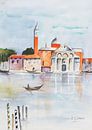 Canal Grande in Venetië van Rita Tielemans Kunst thumbnail