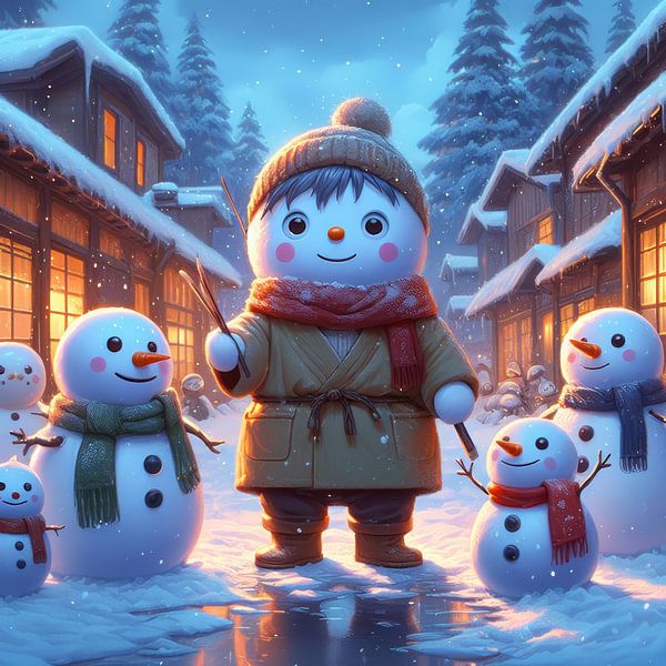 Snowmen by Laly Laura