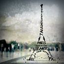 Digital-Art PARIS Eiffel Tower No.2 von Melanie Viola Miniaturansicht