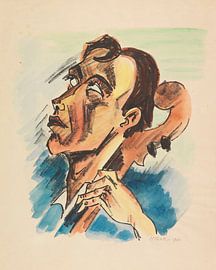 Max Pechstein, musician, 1923