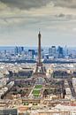 Blick auf den Eiffelturm Paris von Dennis van de Water Miniaturansicht