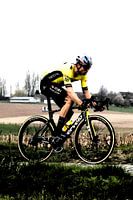Wout van Aert op weg naar de zege