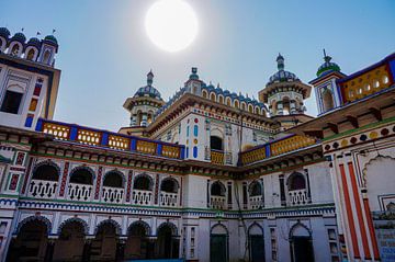 Janaki Mandir Tempel in Jakapur, Nepal van Xandra Ribbers